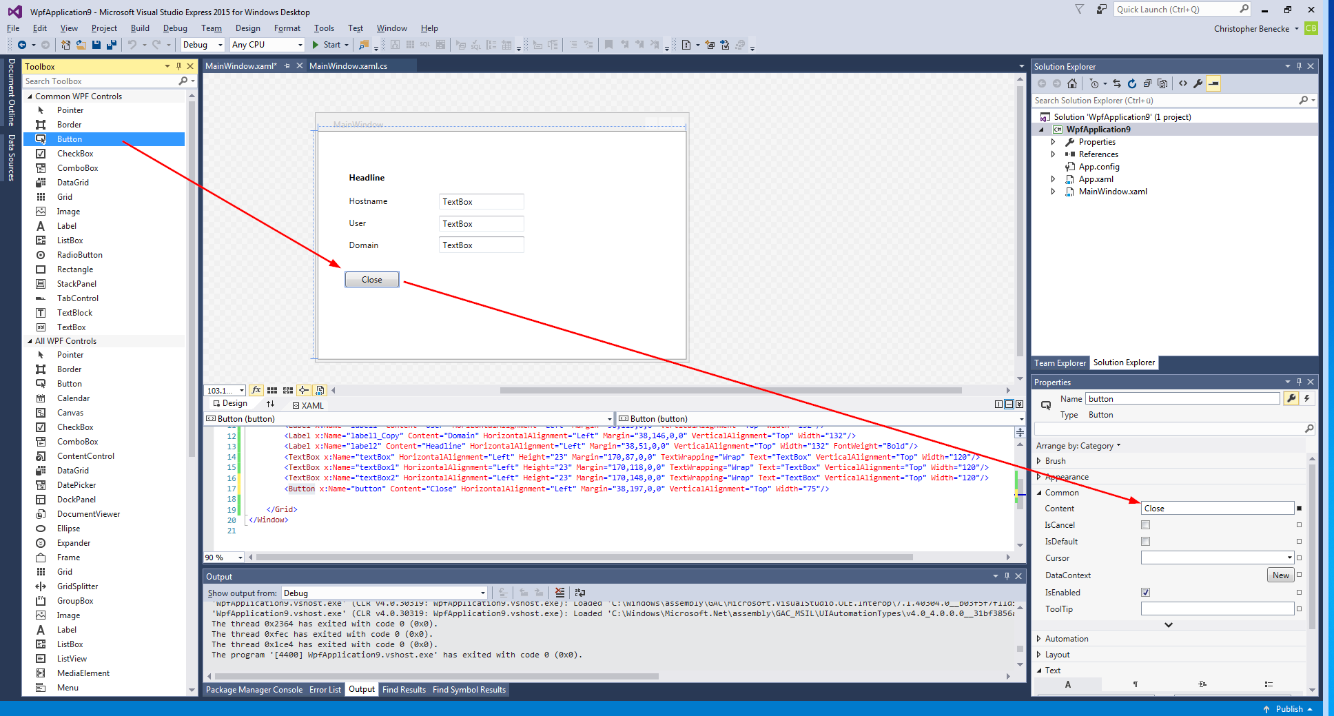 – How a GUI with Visual Studio benecke.cloud